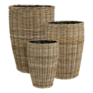 Košik 'Marcia' kulatý, šedý V70, P48 cm