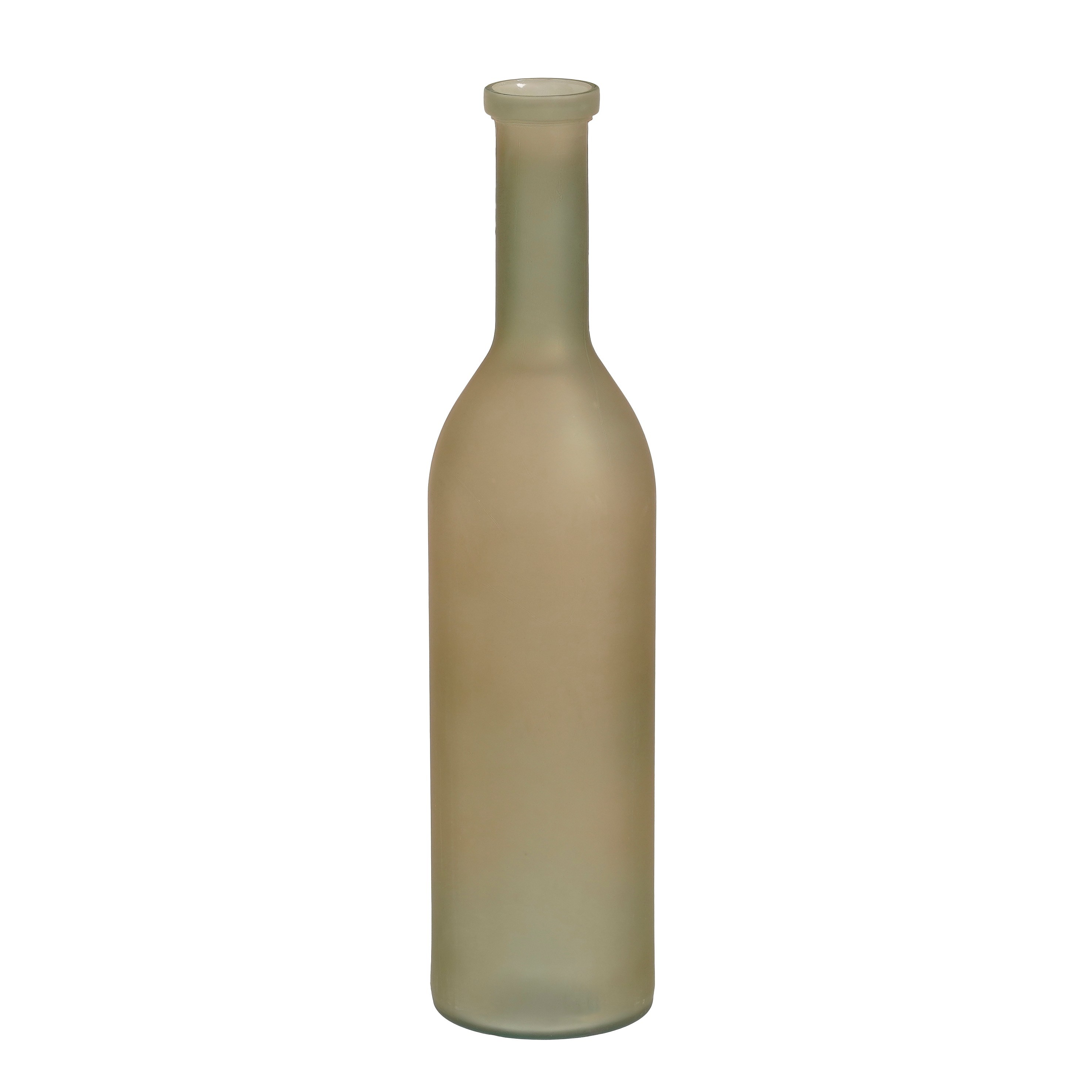 Láhev Rioja z recyklovaného skla, velká hnědá - v 75, p 18 cm