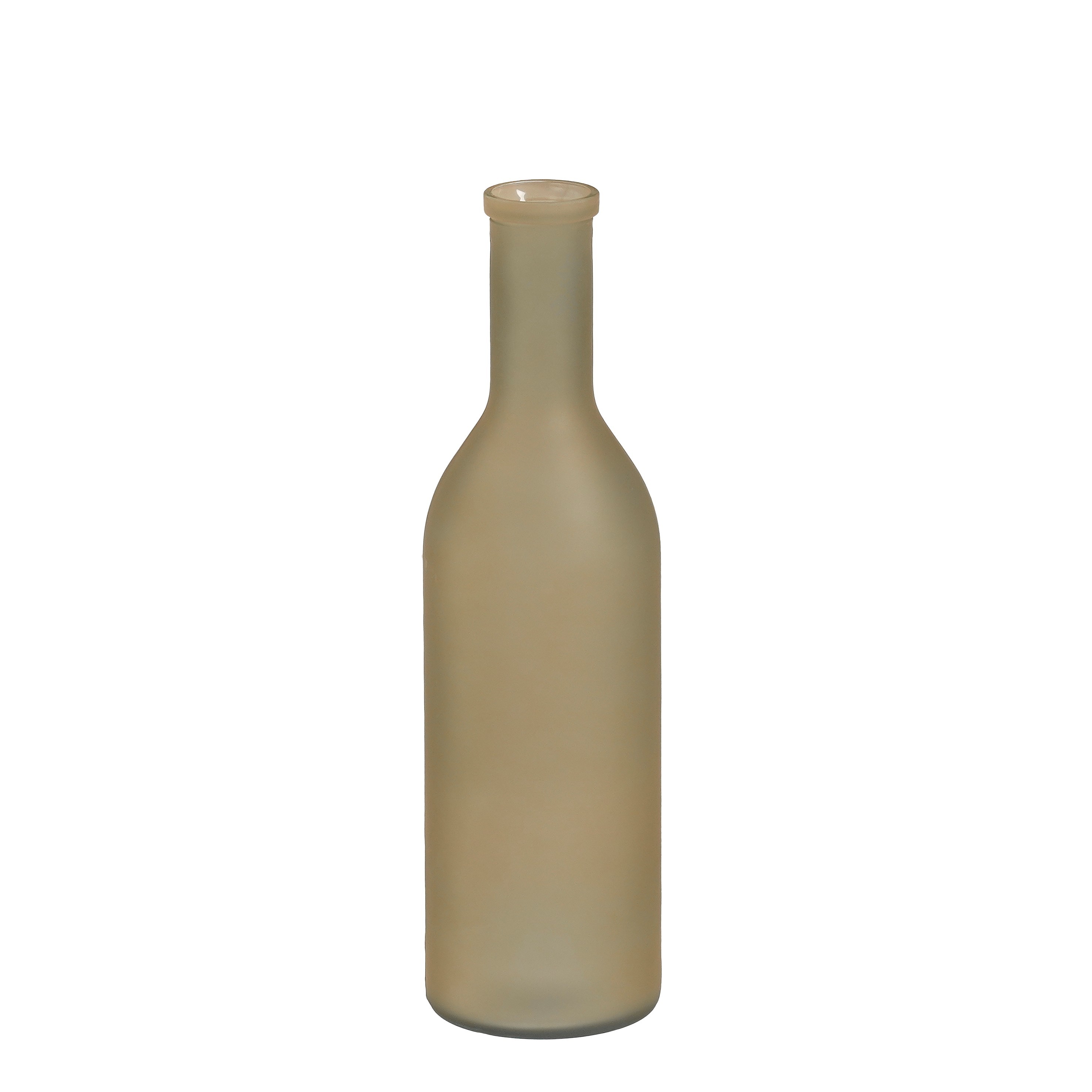 Láhev Rioja z recyklovaného skla, velká hnědá - v 50, p 14 cm