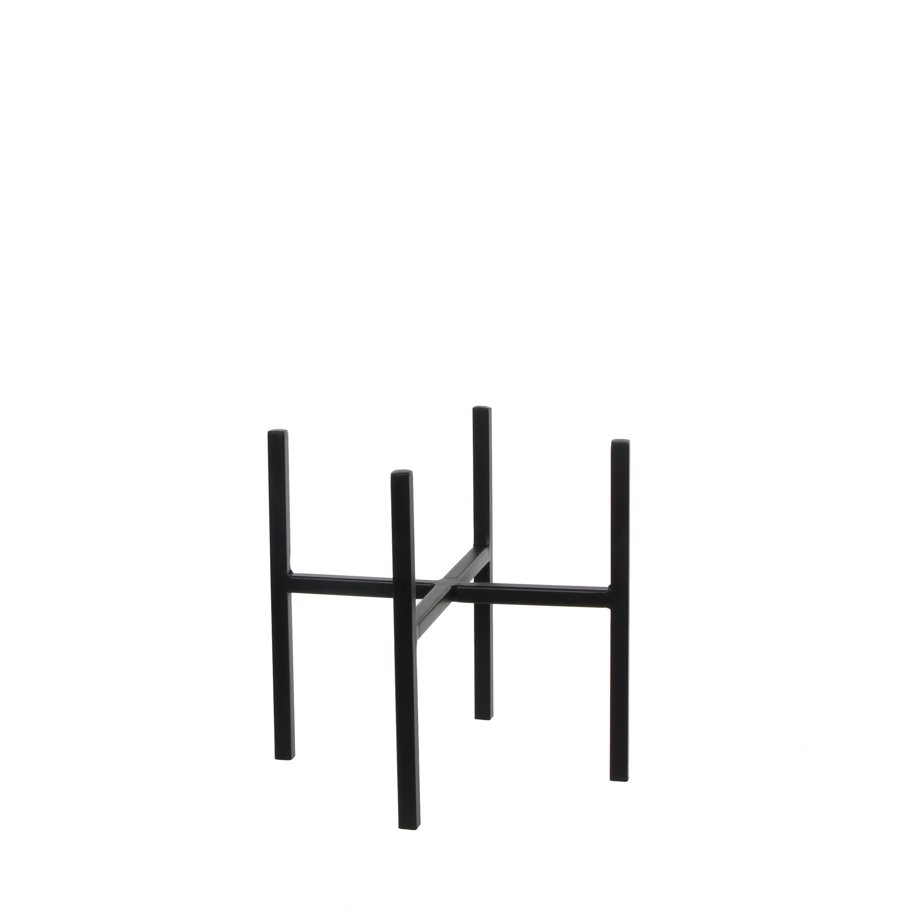 Ascot polant stand black 124x24x25cm