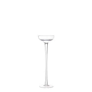 Carole bowl glass on foot h60xd19cm